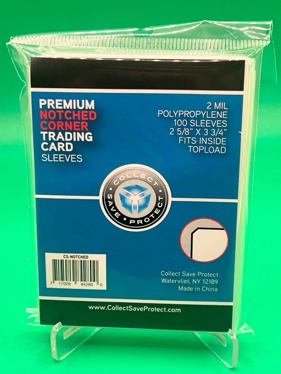 CSP NOTCHED CORNER SOFT PENNY SLEEVES