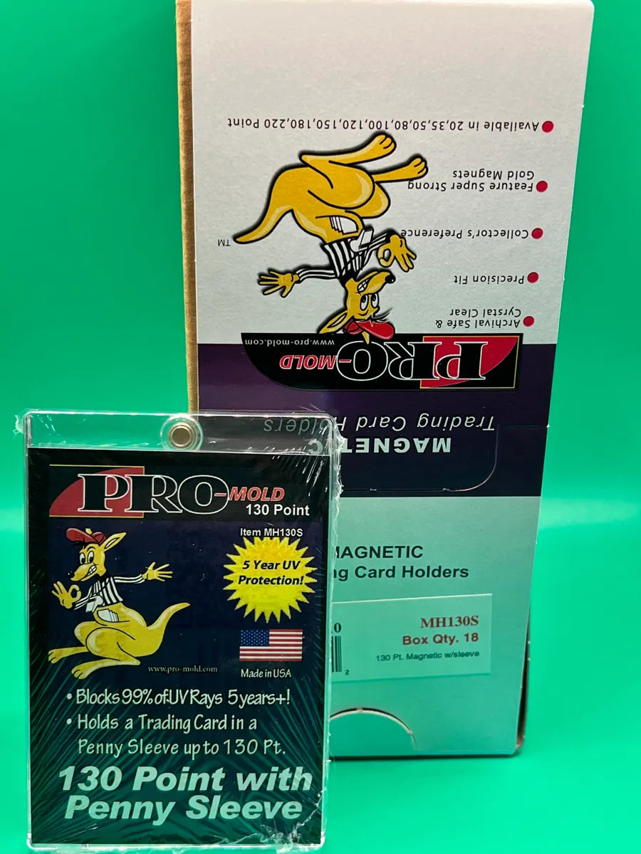 Pro Mold 130pt Magnetic One Touch With Penny Sleeve BOX OF 18