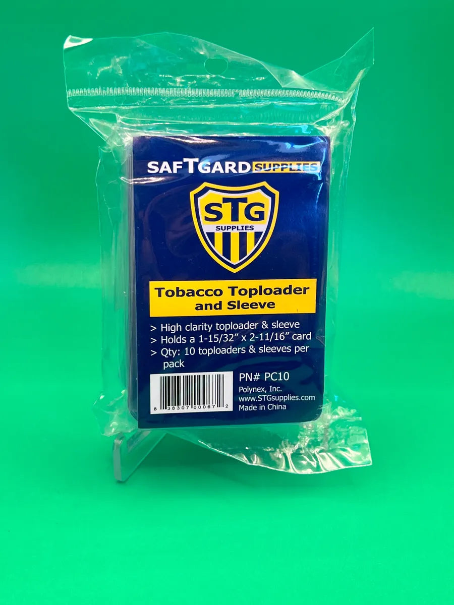 SafTGard Tobacco Toploader and Sleeve